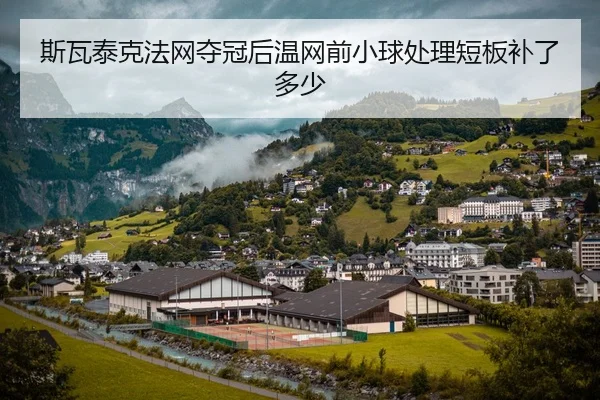 斯瓦泰克法网夺冠后温网前小球处理短板补了多少